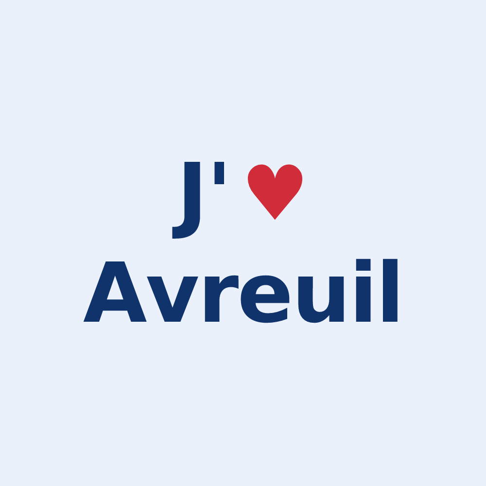 Sticker personnalisé Avreuil — design J'aime Avreuil