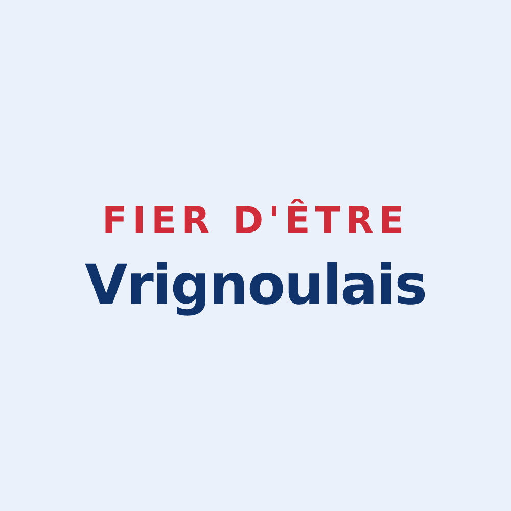 Sticker « Fier d'être Vrignoulais » — design pour Avrigney-Virey