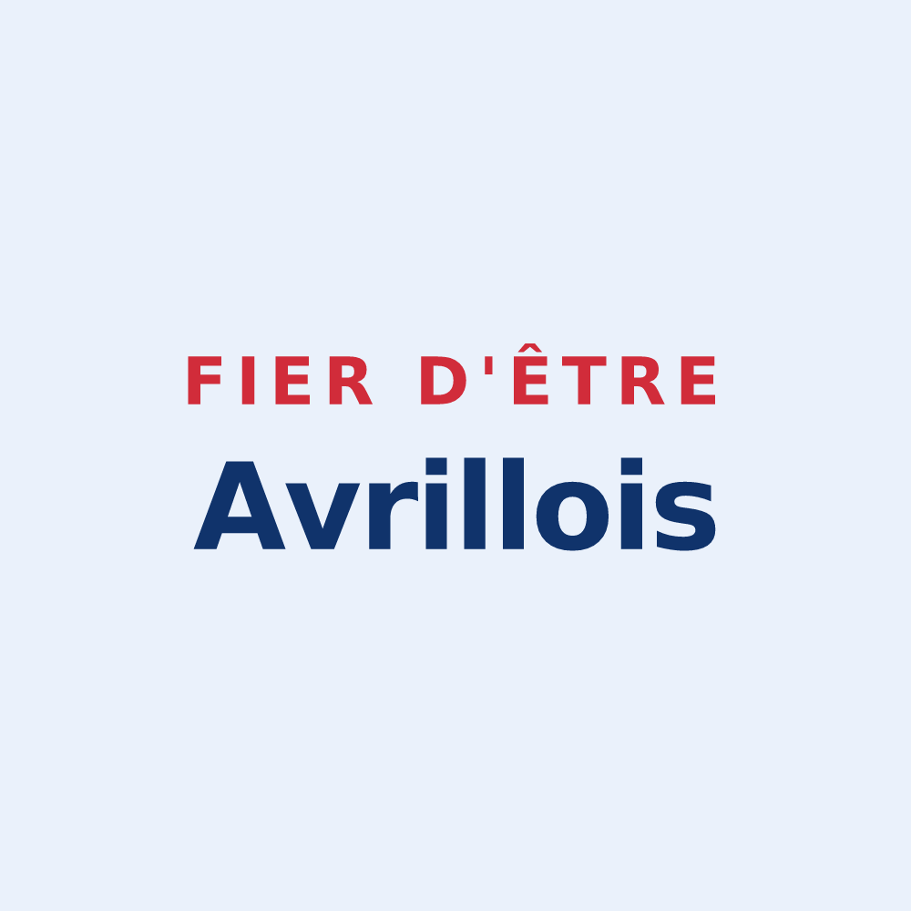 Sticker « Fier d'être Avrillois » — design pour Avrilly