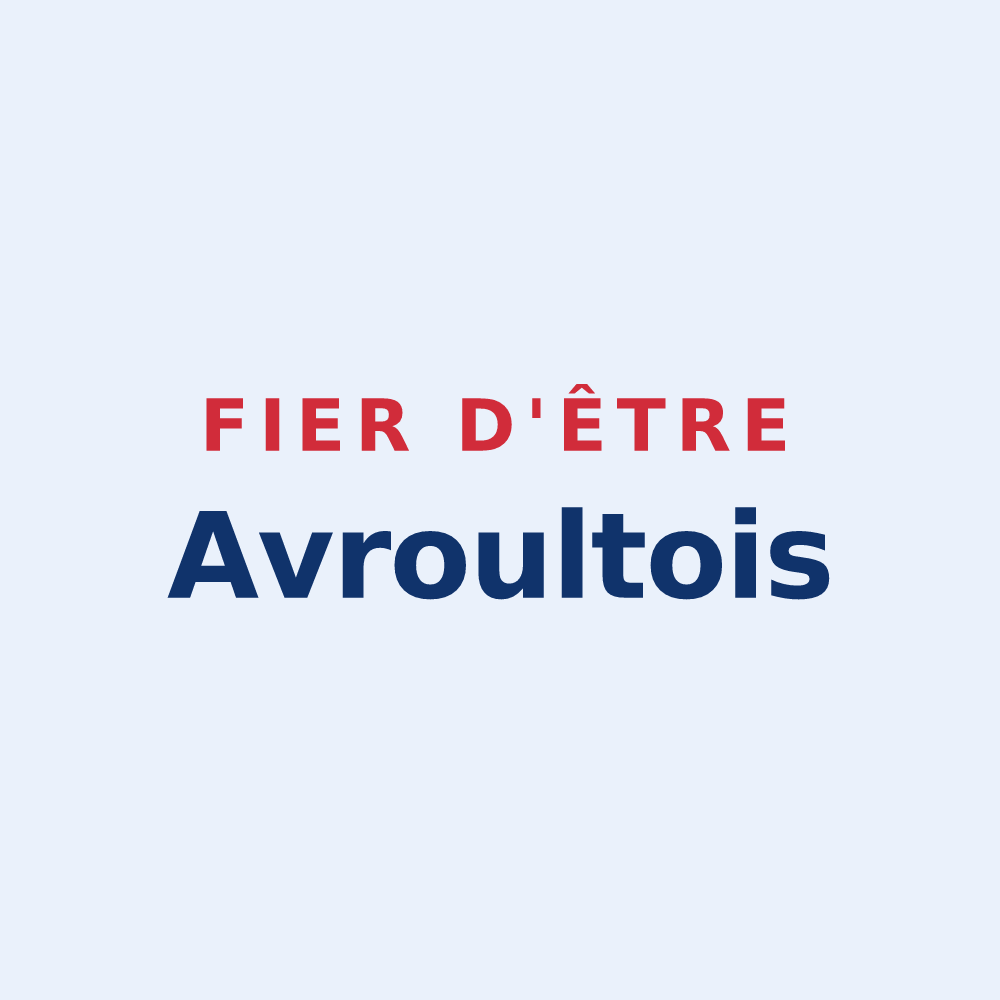 Sticker « Fier d'être Avroultois » — design pour Avroult