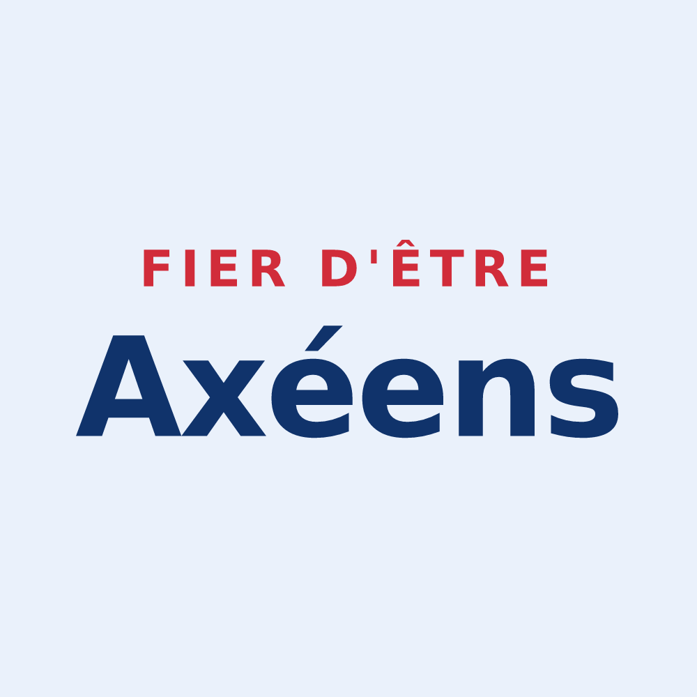 Sticker « Fier d'être Axéens » — design pour Ax-les-Thermes