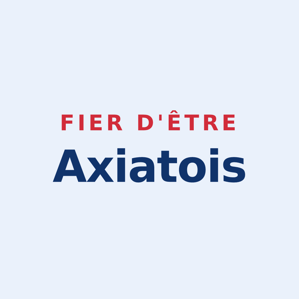 Sticker « Fier d'être Axiatois » — design pour Axiat