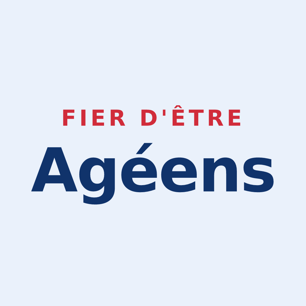 Sticker « Fier d'être Agéens » — design pour Aÿ-Champagne