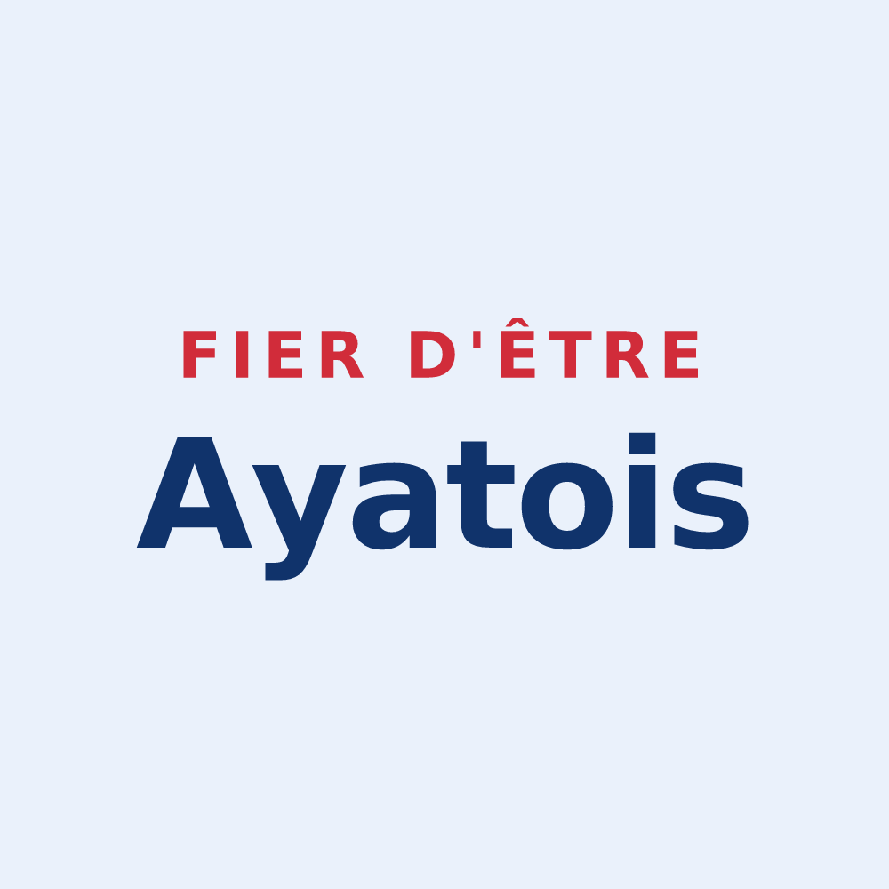 Sticker « Fier d'être Ayatois » — design pour Ayat-sur-Sioule