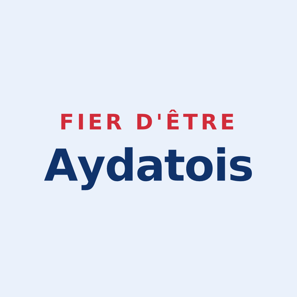 Sticker « Fier d'être Aydatois » — design pour Aydat