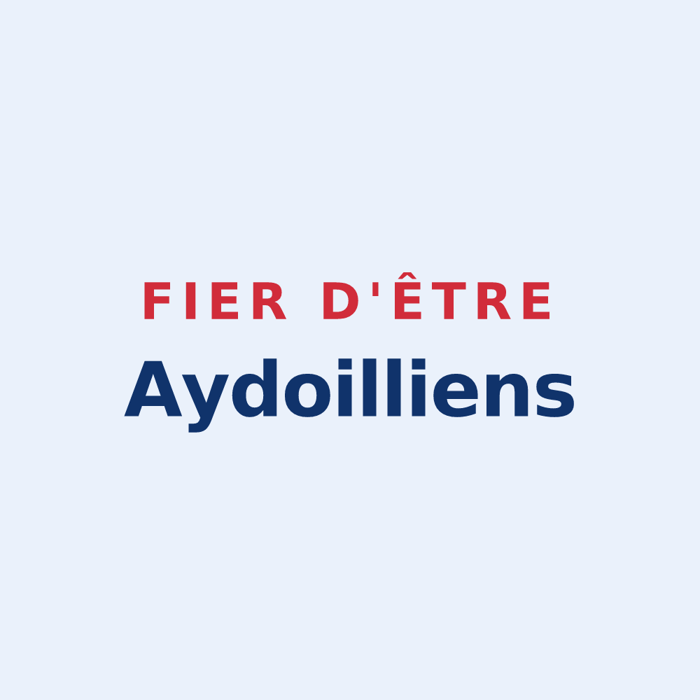 Sticker « Fier d'être Aydoilliens » — design pour Aydoilles