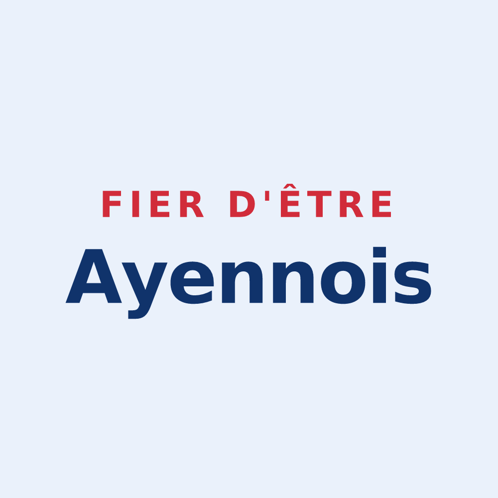 Sticker « Fier d'être Ayennois » — design pour Ayen