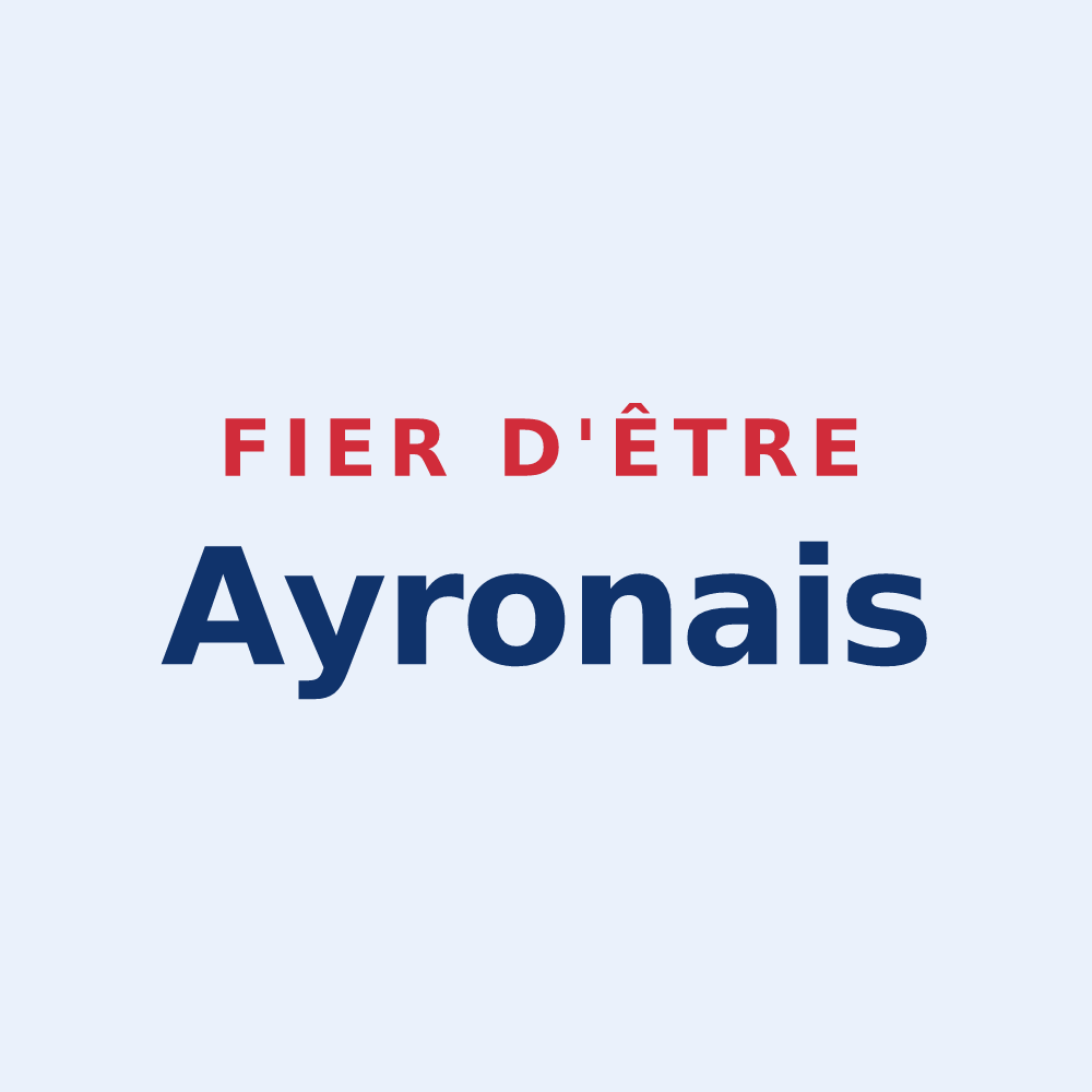 Sticker « Fier d'être Ayronais » — design pour Ayron