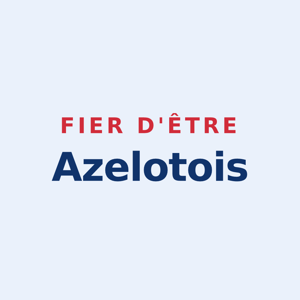 Sticker « Fier d'être Azelotois » — design pour Azelot
