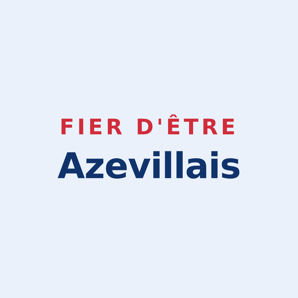 Sticker « Fier d'être Azevillais » — design pour Azeville