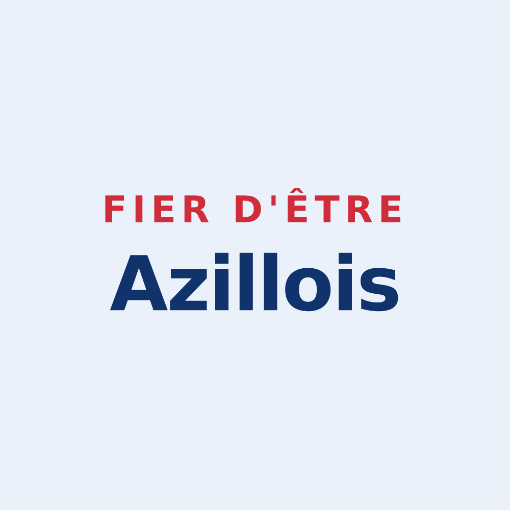 Sticker « Fier d'être Azillois » — design pour Azille
