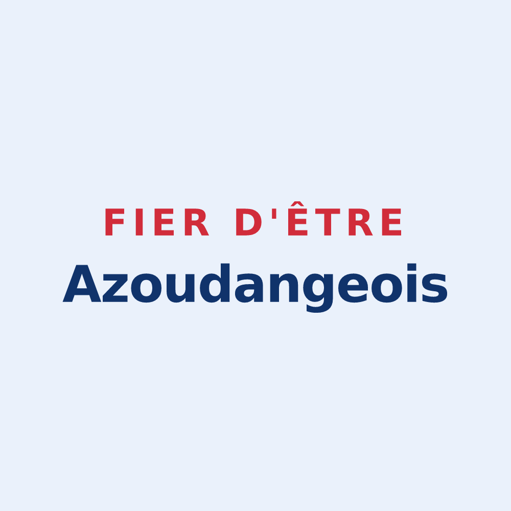 Sticker « Fier d'être Azoudangeois » — design pour Azoudange
