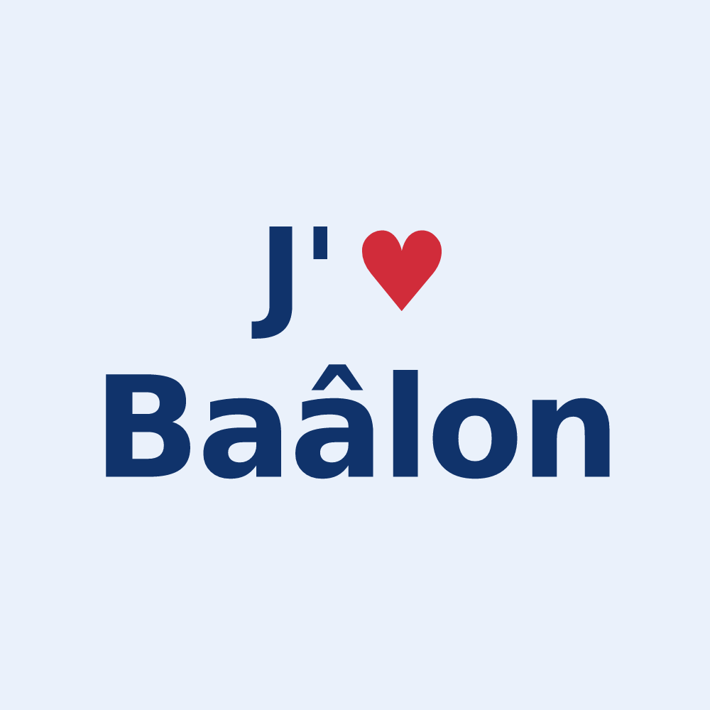 Sticker personnalisé Baâlon — design J'aime Baâlon