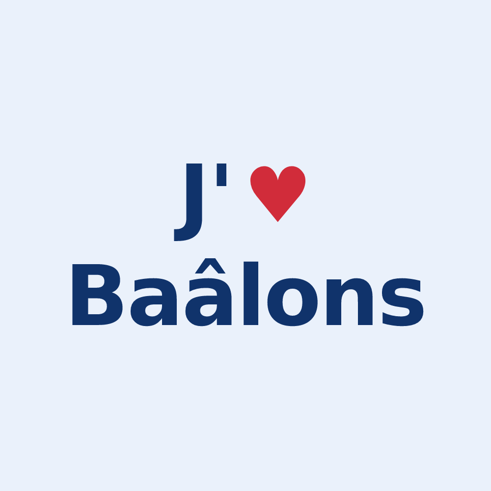 Sticker personnalisé Baâlons — design J'aime Baâlons
