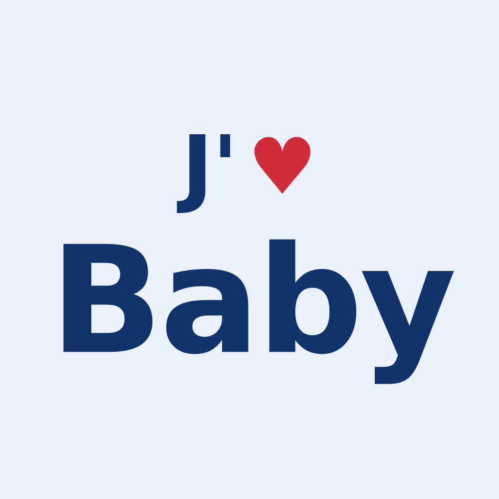 Sticker personnalisé Baby — design J'aime Baby