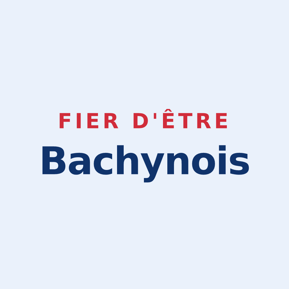 Sticker « Fier d'être Bachynois » — design pour Bachy