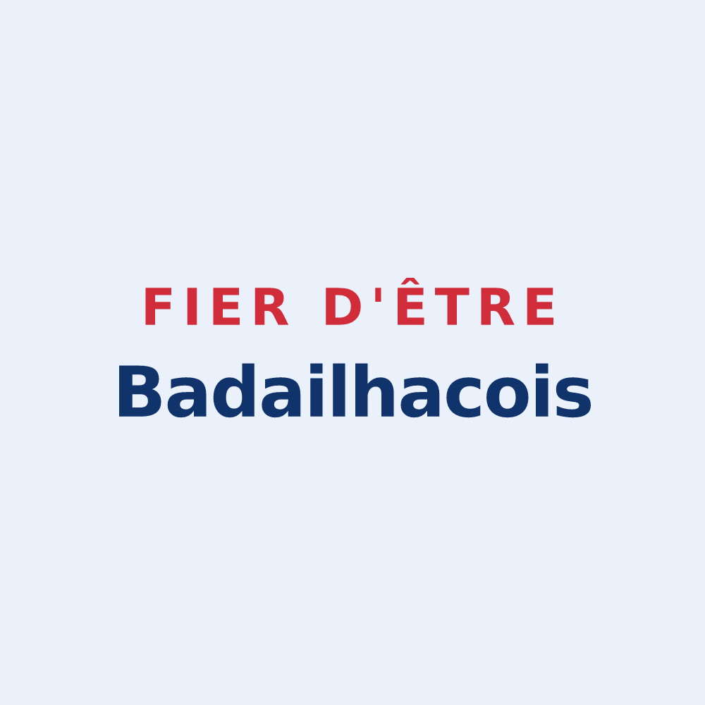 Sticker « Fier d'être Badailhacois » — design pour Badailhac