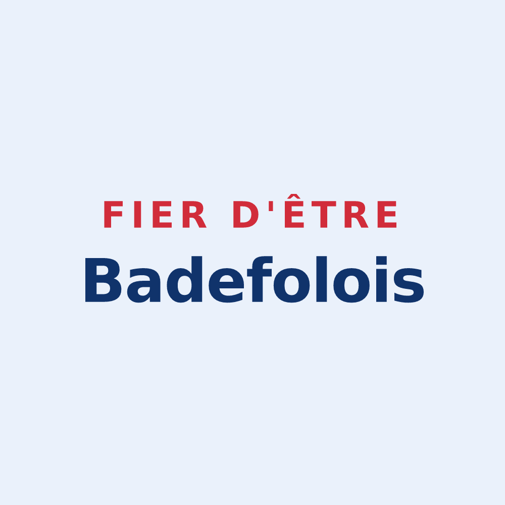 Sticker « Fier d'être Badefolois » — design pour Badefols-sur-Dordogne