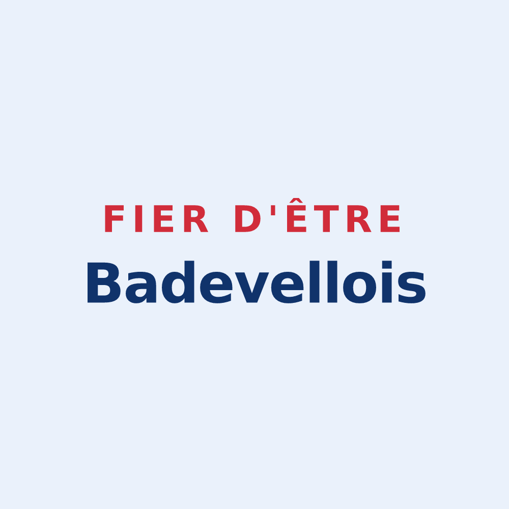 Sticker « Fier d'être Badevellois » — design pour Badevel
