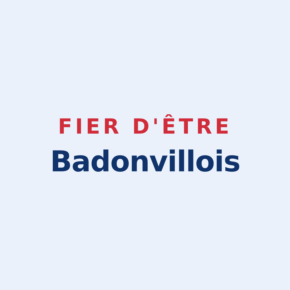 Sticker « Fier d'être Badonvillois » — design pour Badonviller