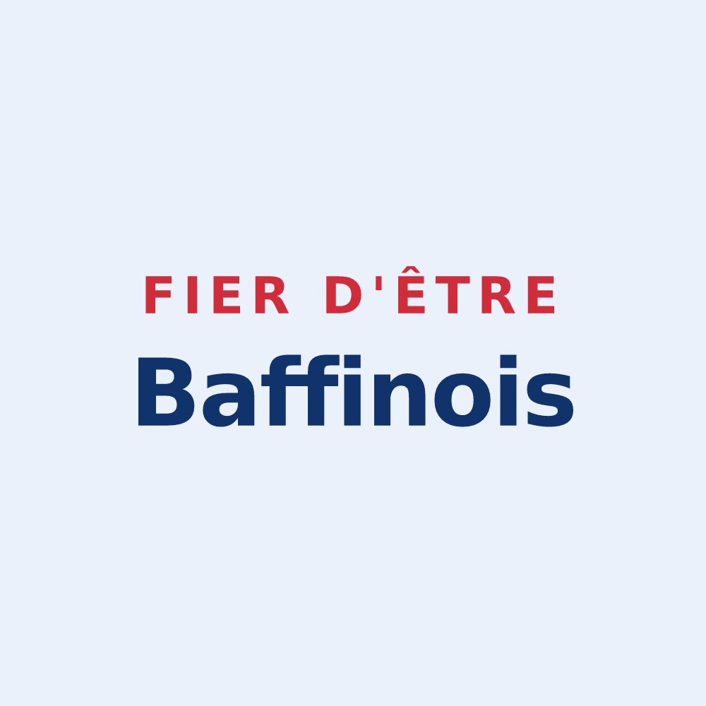 Sticker « Fier d'être Baffinois » — design pour Baffie