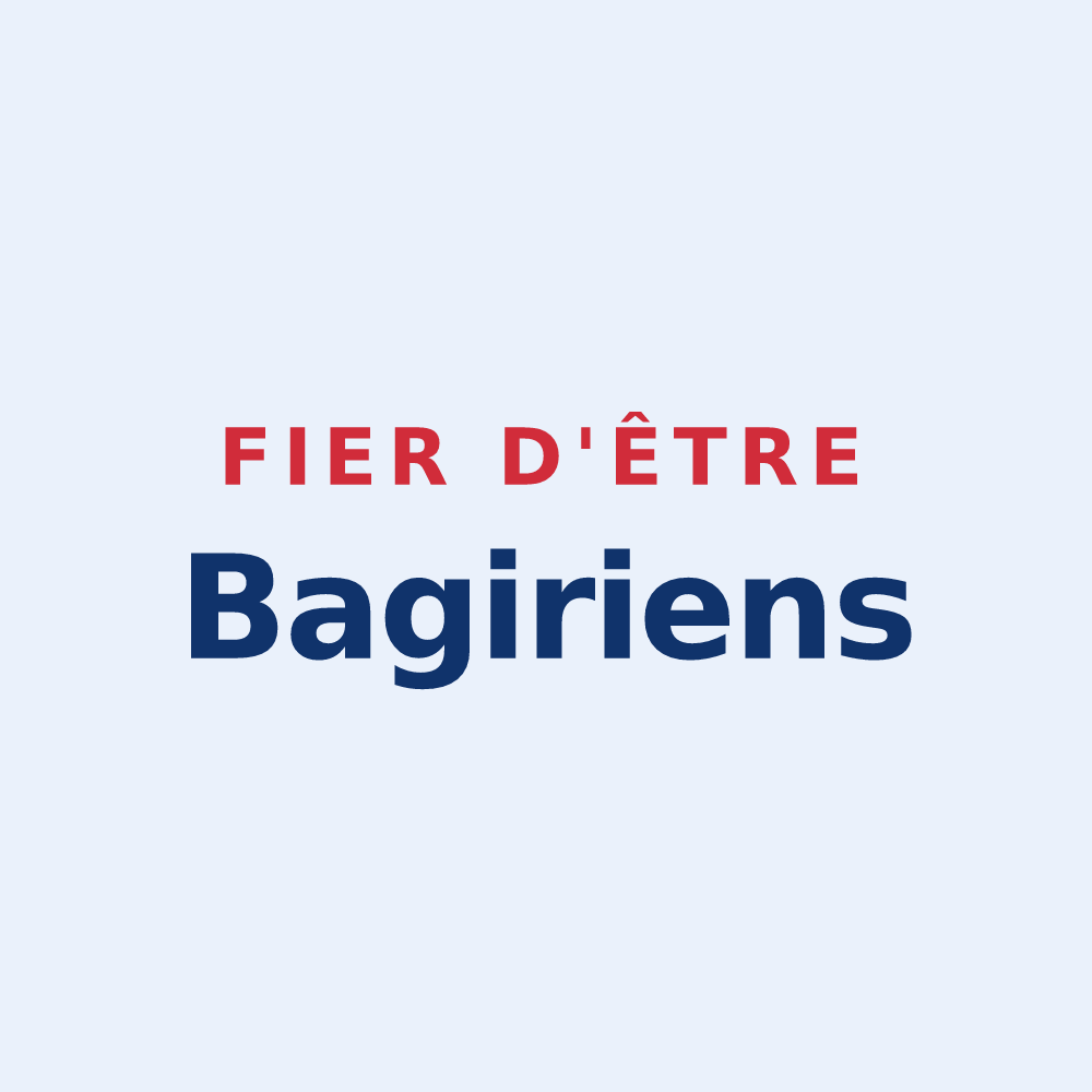 Sticker « Fier d'être Bagiriens » — design pour Bagiry