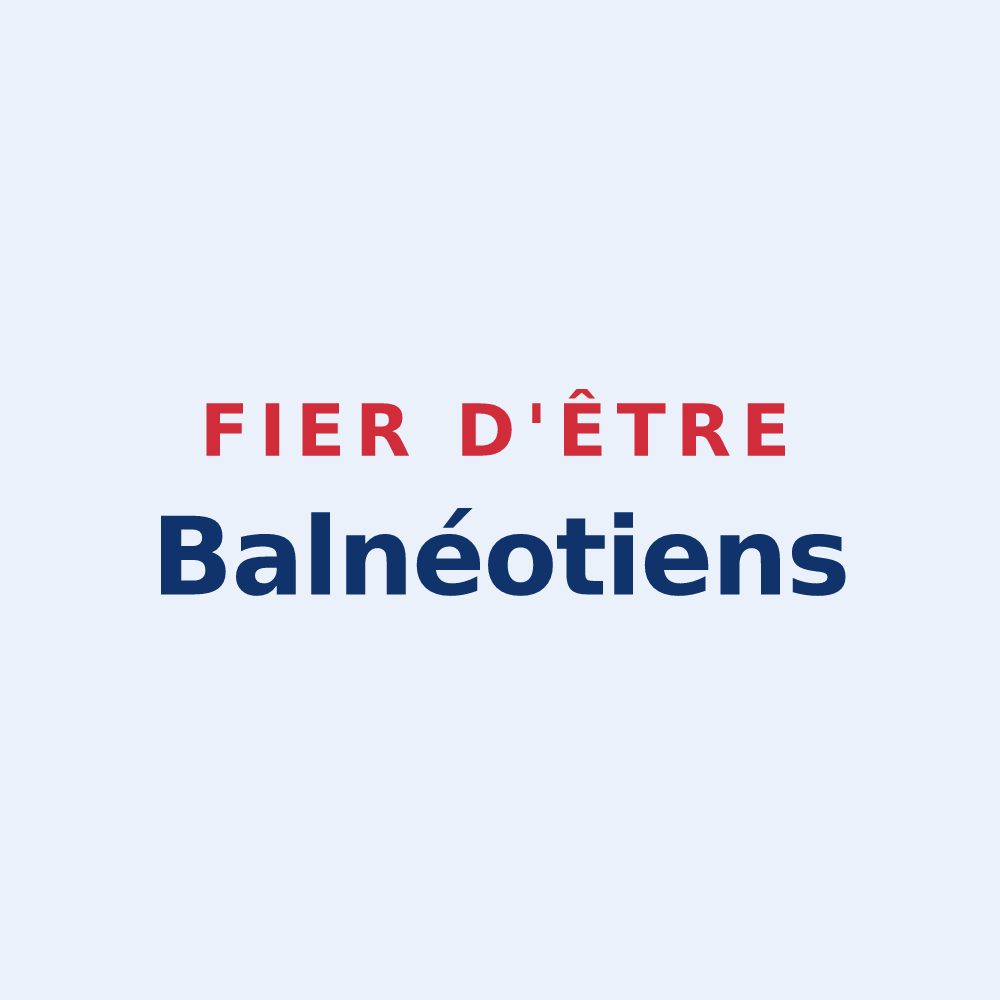 Sticker « Fier d'être Balnéotiens » — design pour Bagneaux
