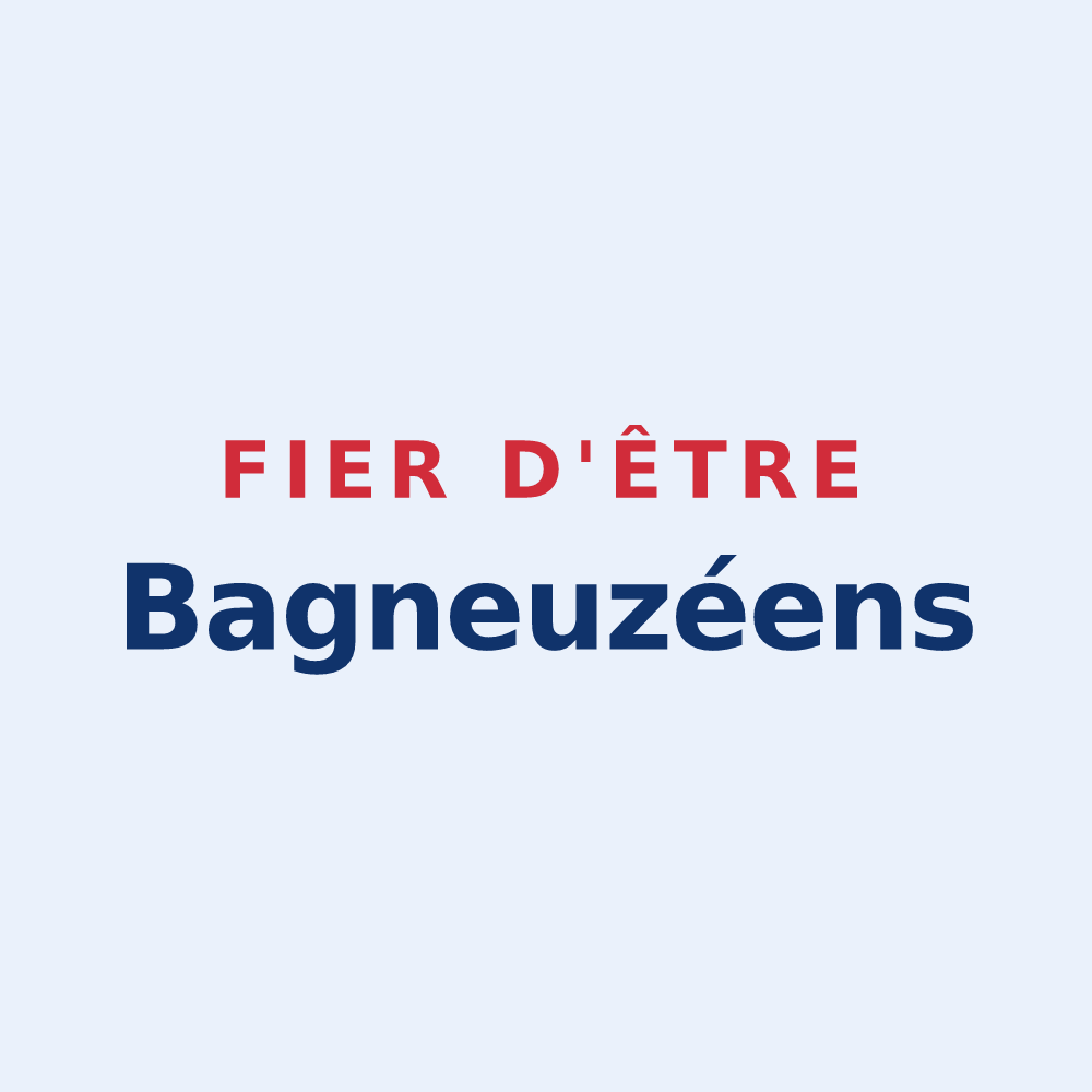 Sticker « Fier d'être Bagneuzéens » — design pour Bagneux