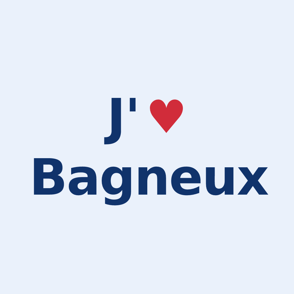 Sticker personnalisé Bagneux — design J'aime Bagneux