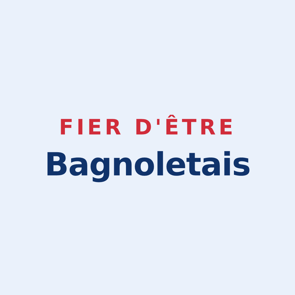Sticker « Fier d'être Bagnoletais » — design pour Bagnolet