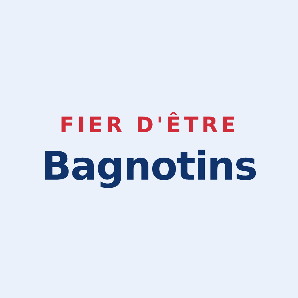 Sticker « Fier d'être Bagnotins » — design pour Bagnot