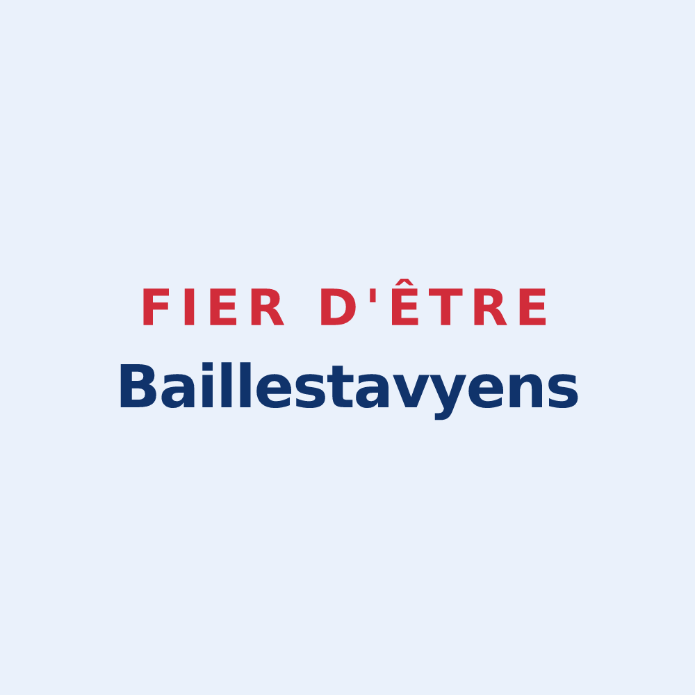 Sticker « Fier d'être Baillestavyens » — design pour Baillestavy