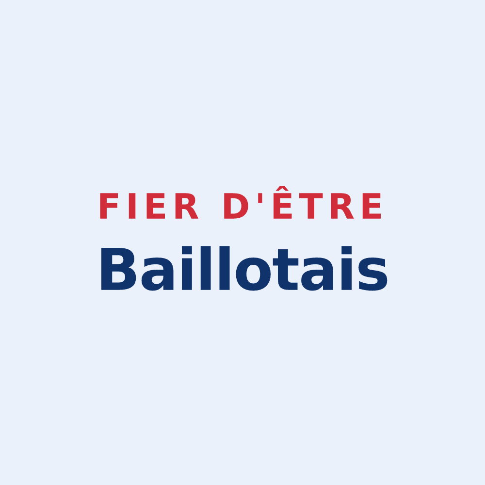 Sticker « Fier d'être Baillotais » — design pour Baillet-en-France