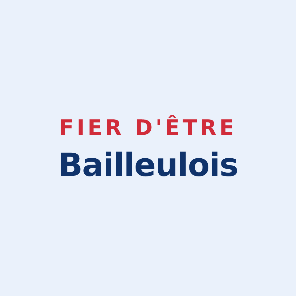 Sticker « Fier d'être Bailleulois » — design pour Bailleul-Sir-Berthoult