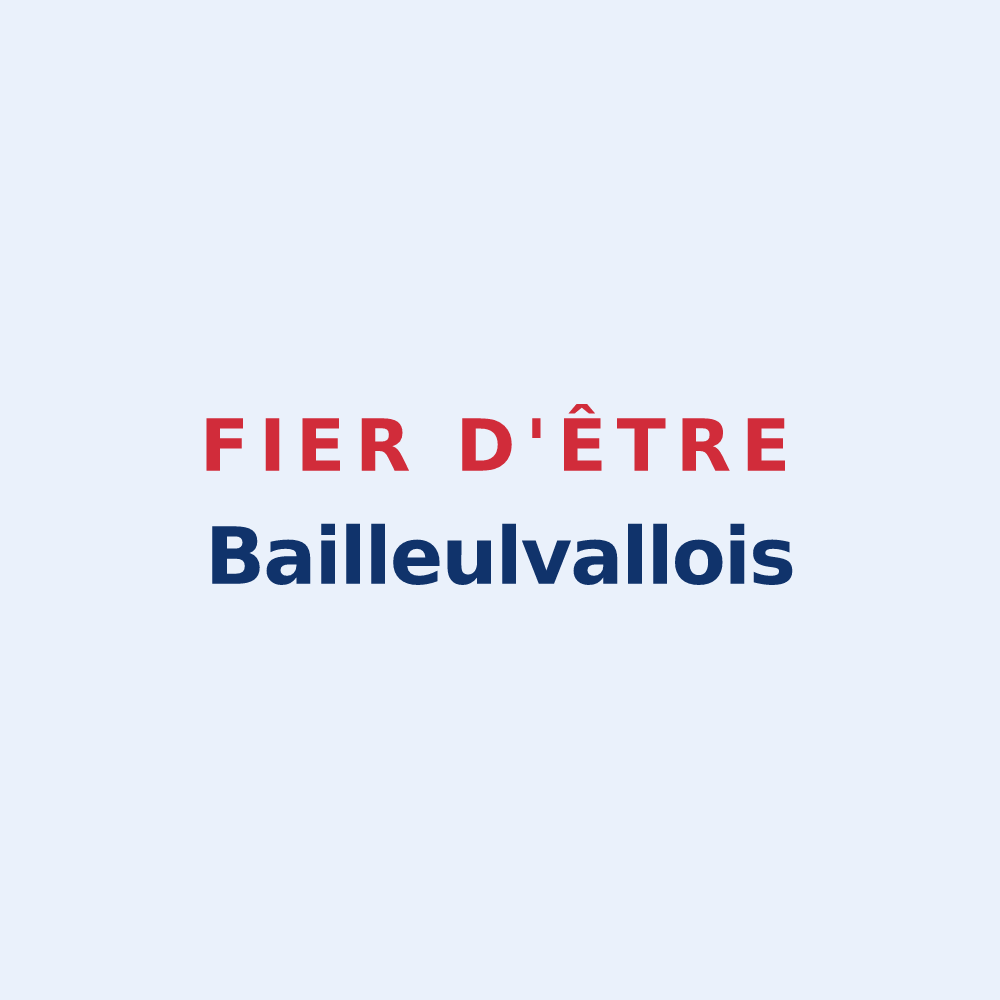 Sticker « Fier d'être Bailleulvallois » — design pour Bailleulval