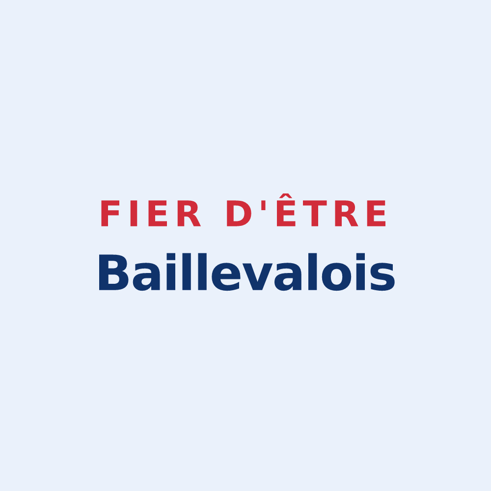 Sticker « Fier d'être Baillevalois » — design pour Bailleval