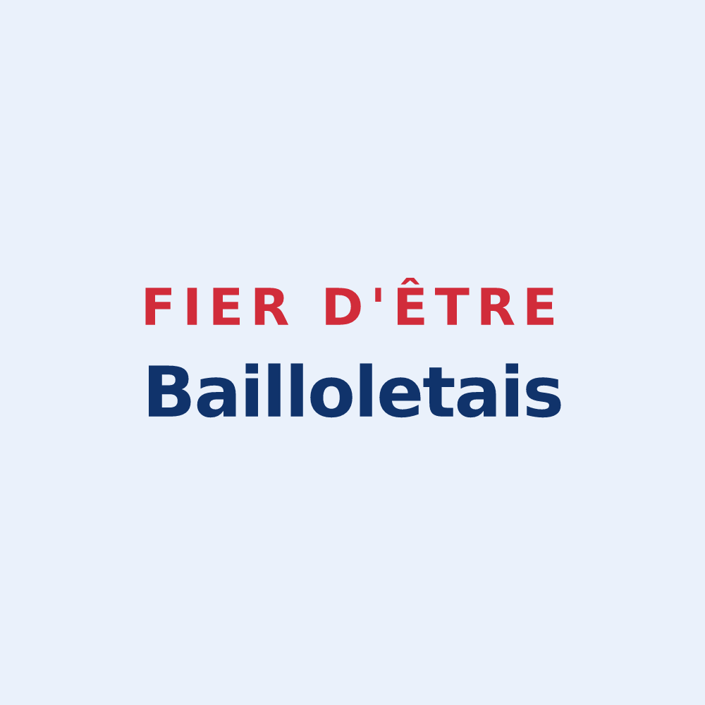 Sticker « Fier d'être Bailloletais » — design pour Baillolet