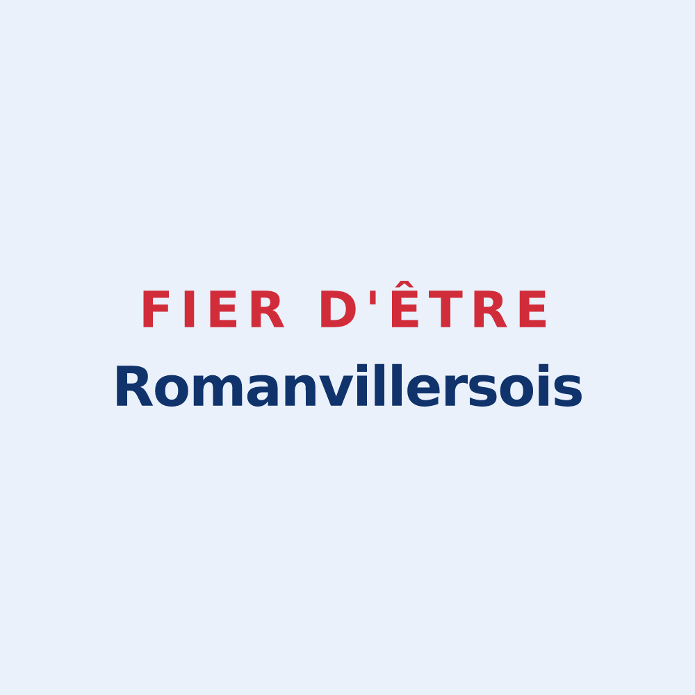 Sticker « Fier d'être Romanvillersois » — design pour Bailly-Romainvilliers