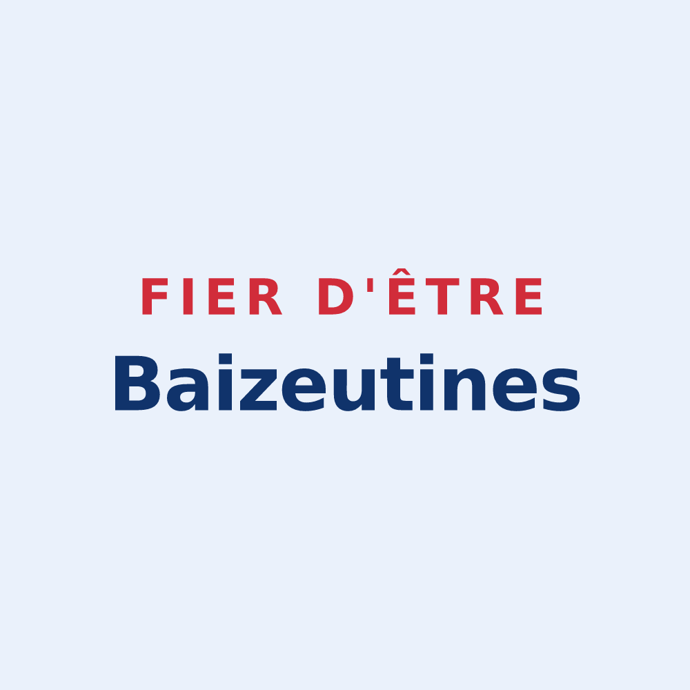 Sticker « Fier d'être Baizeutines » — design pour Baizieux