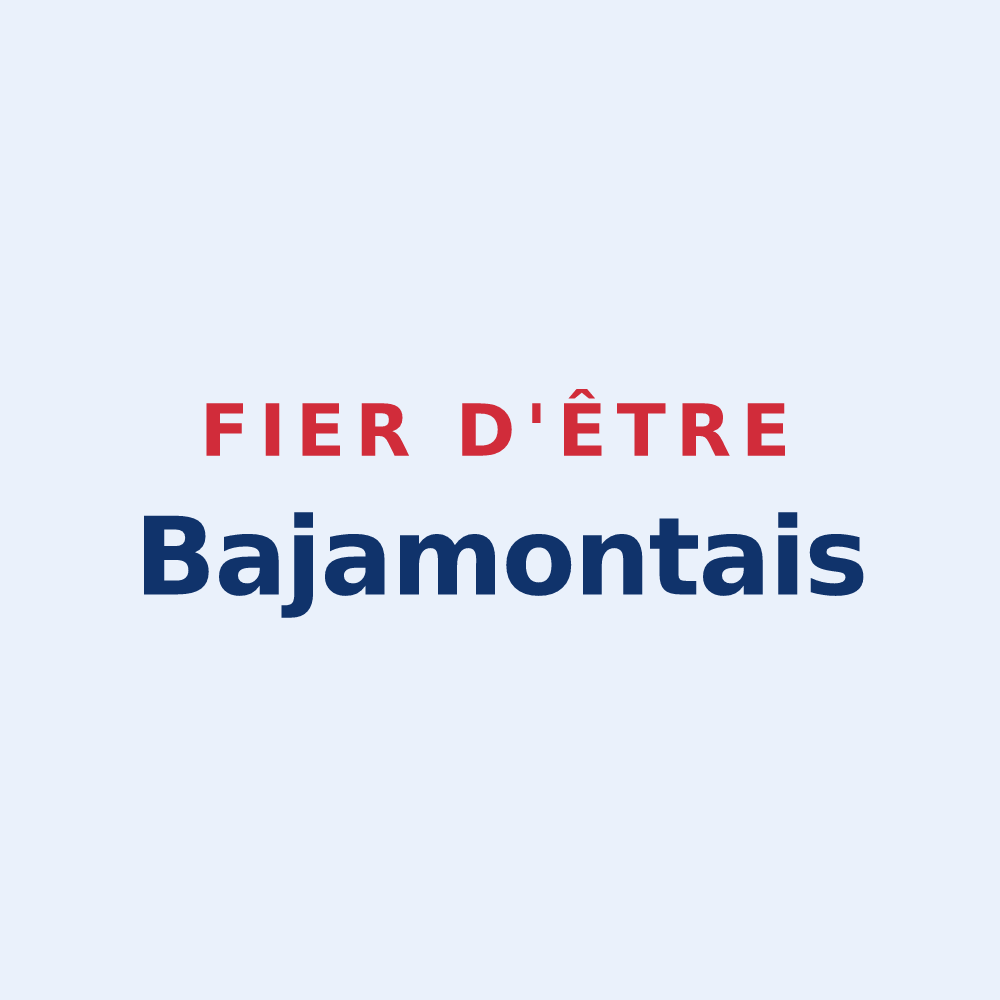 Sticker « Fier d'être Bajamontais » — design pour Bajamont