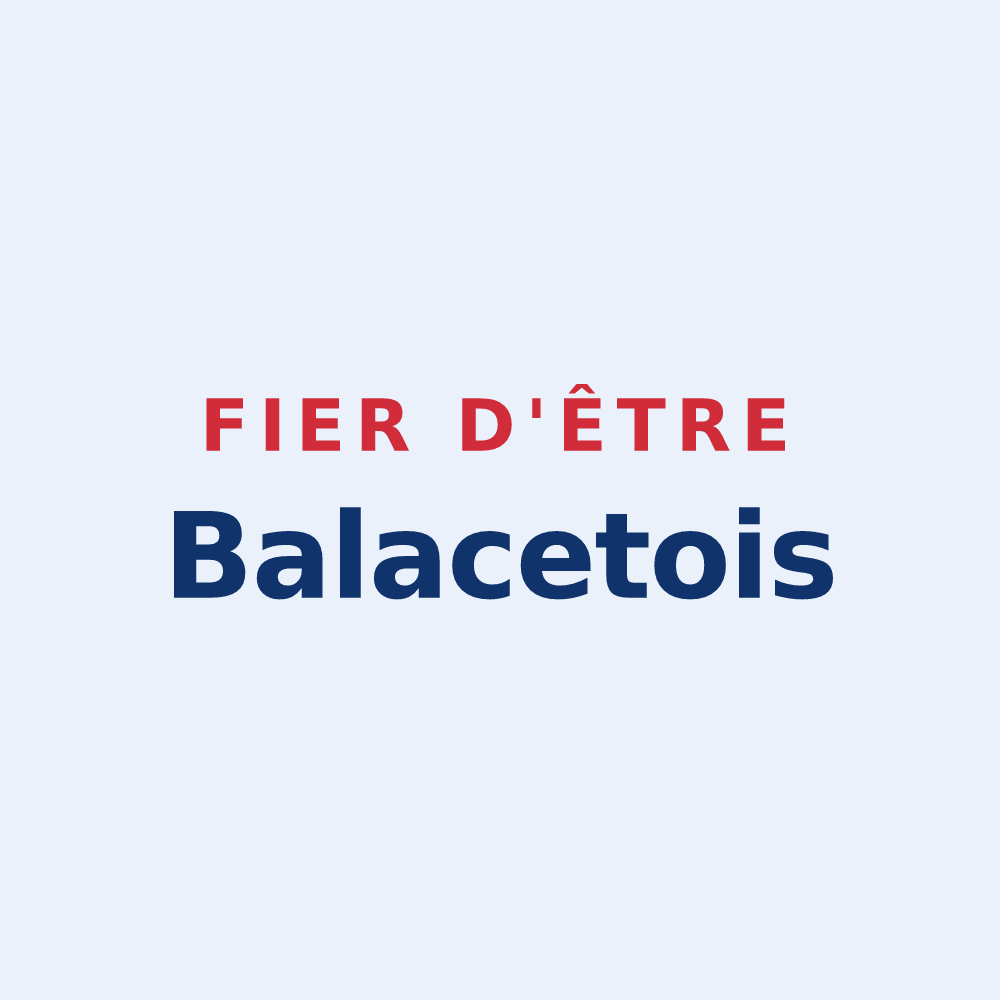 Sticker « Fier d'être Balacetois » — design pour Balacet