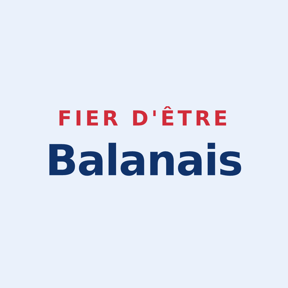 Sticker « Fier d'être Balanais » — design pour Balan
