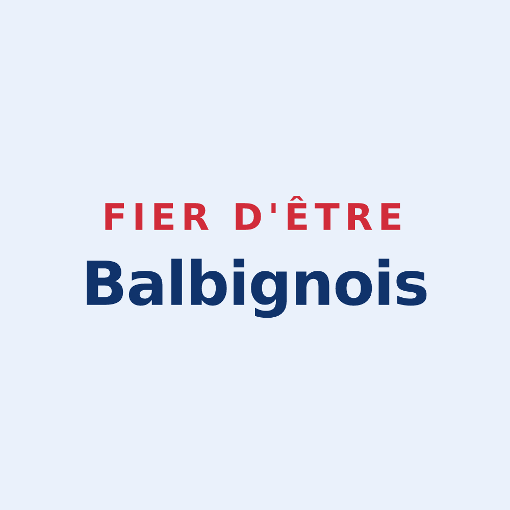 Sticker « Fier d'être Balbignois » — design pour Balbigny