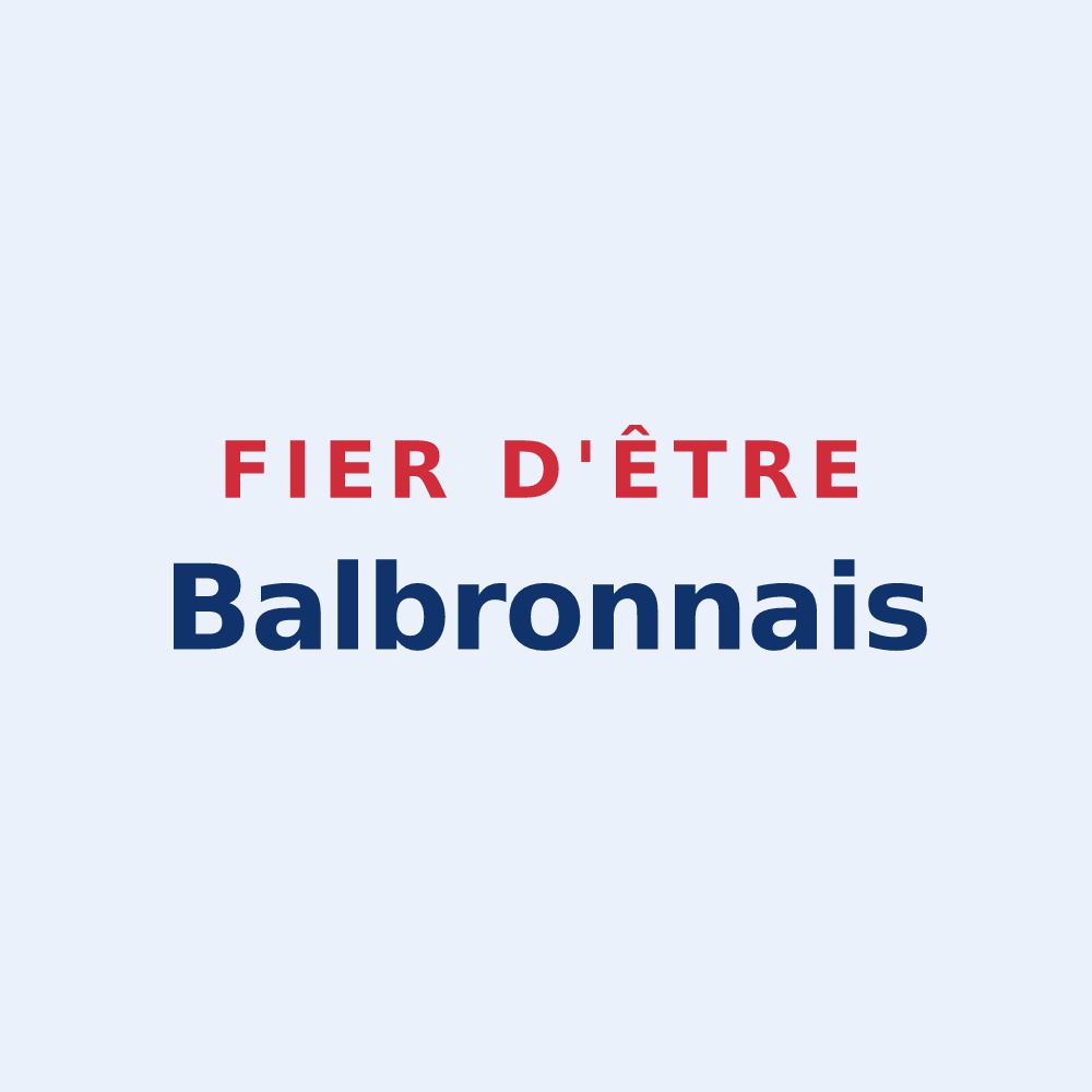 Sticker « Fier d'être Balbronnais » — design pour Balbronn
