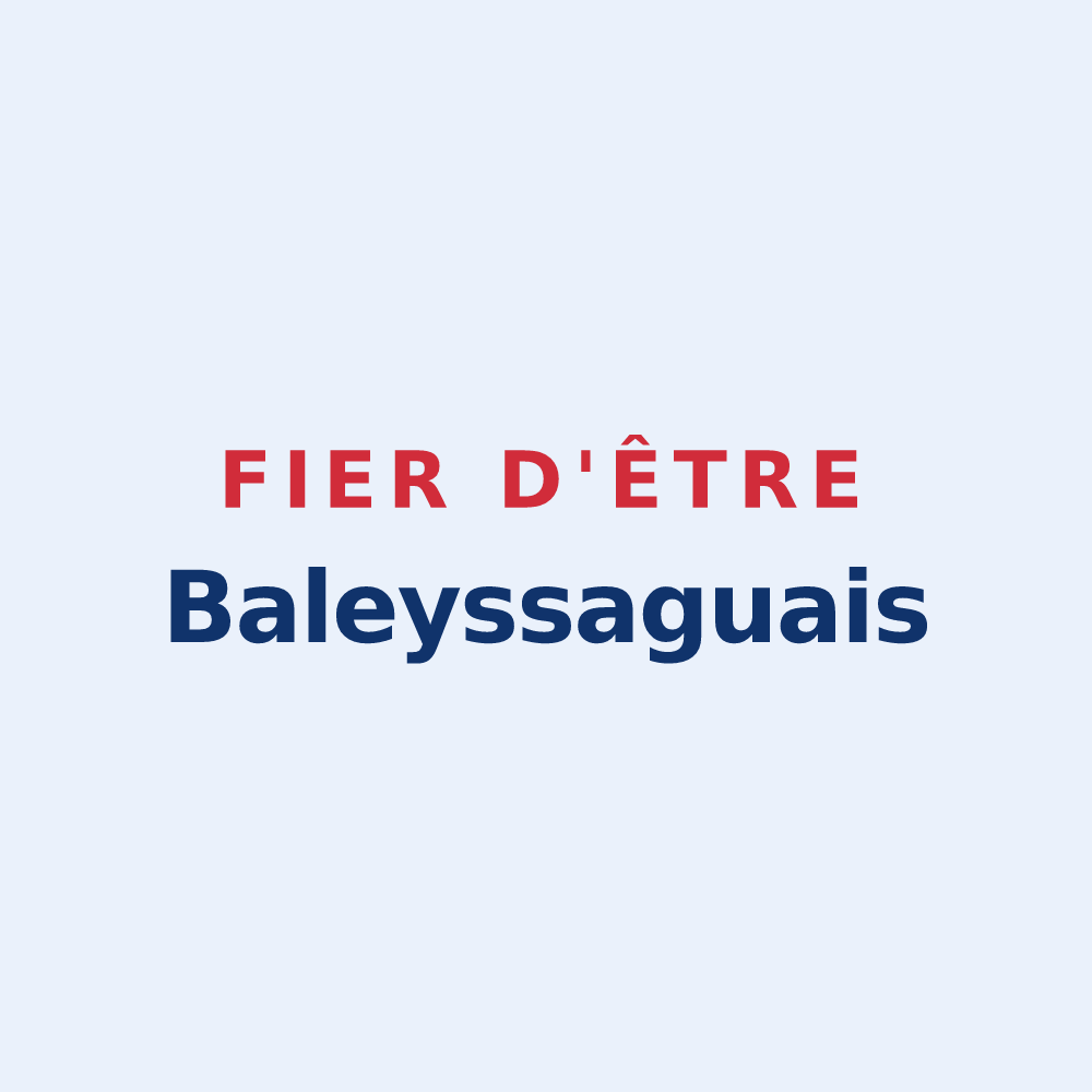 Sticker « Fier d'être Baleyssaguais » — design pour Baleyssagues
