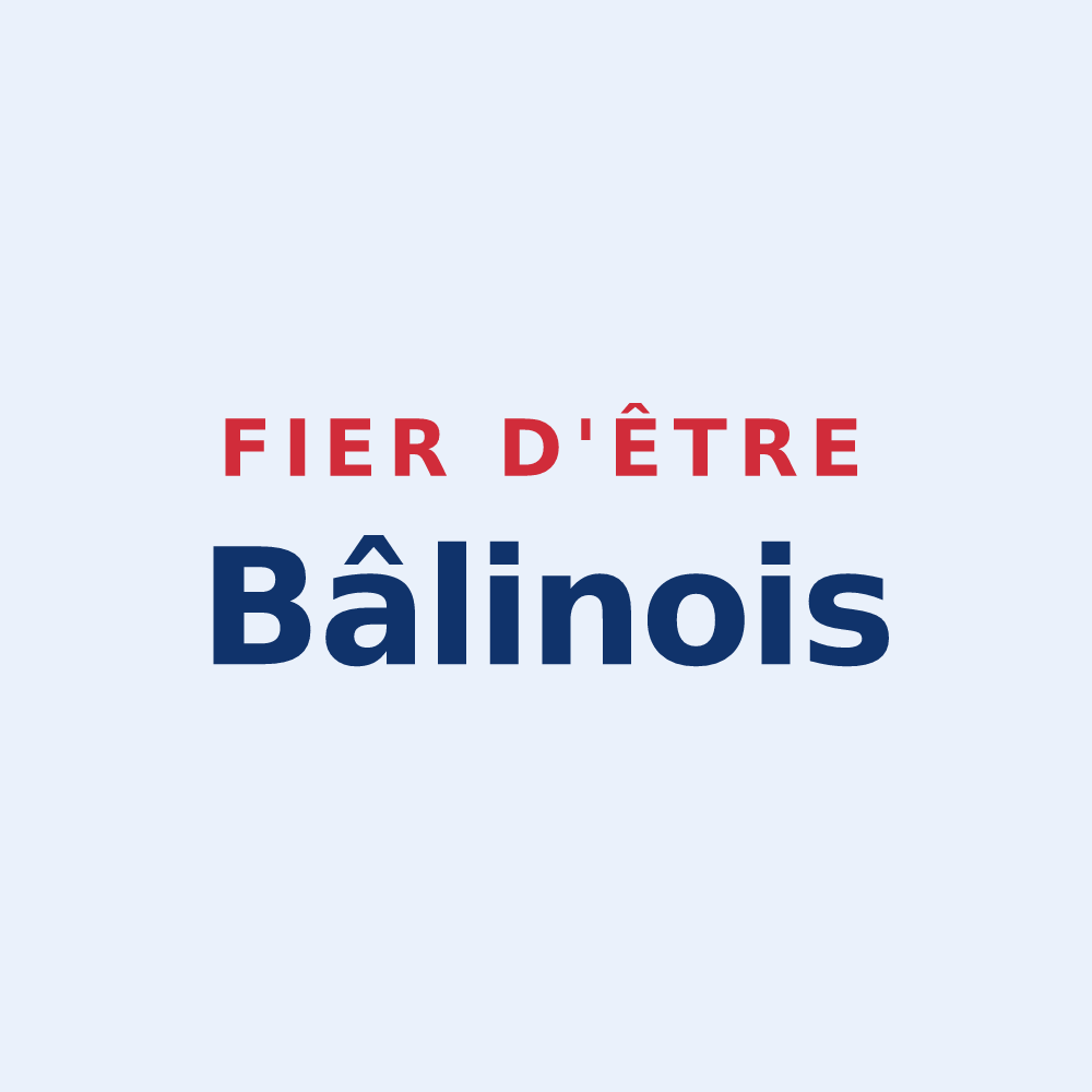 Sticker « Fier d'être Bâlinois » — design pour Bâlines