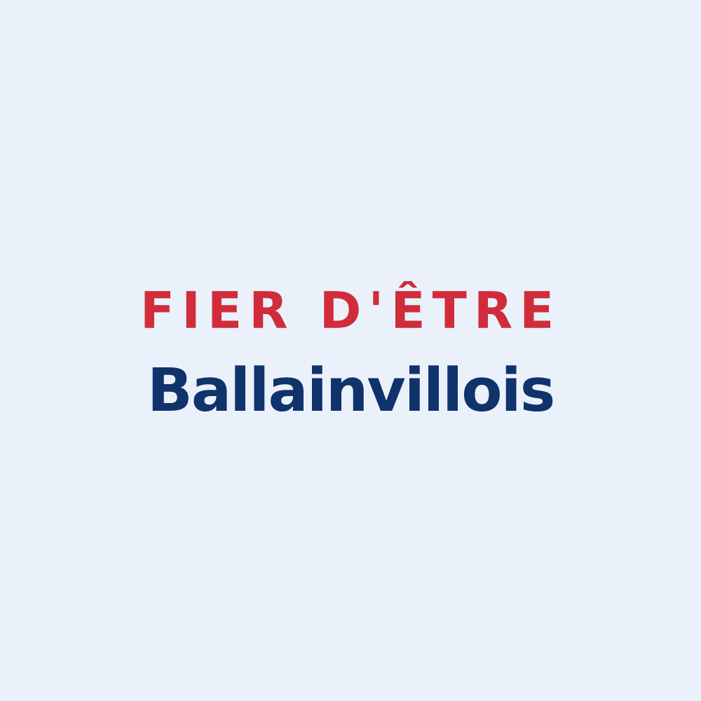 Sticker « Fier d'être Ballainvillois » — design pour Ballainvilliers