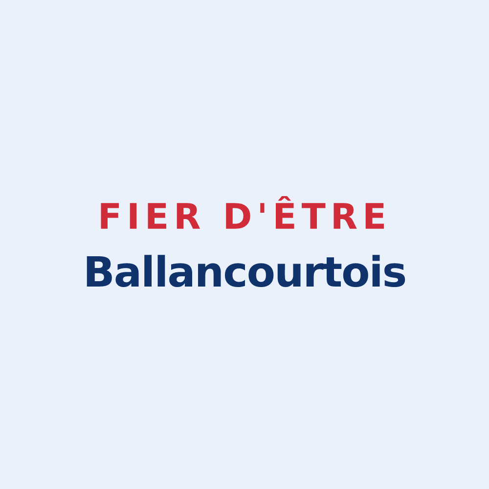 Sticker « Fier d'être Ballancourtois » — design pour Ballancourt-sur-Essonne