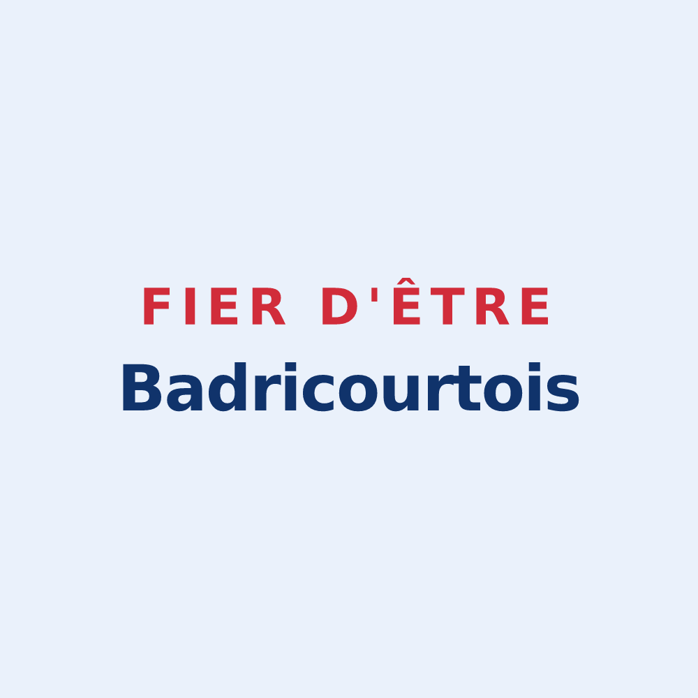 Sticker « Fier d'être Badricourtois » — design pour Ballersdorf