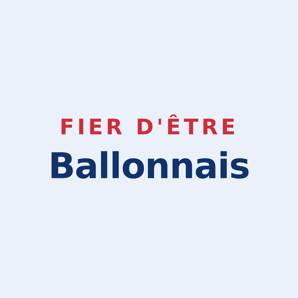 Sticker « Fier d'être Ballonnais » — design pour Ballon-Saint Mars